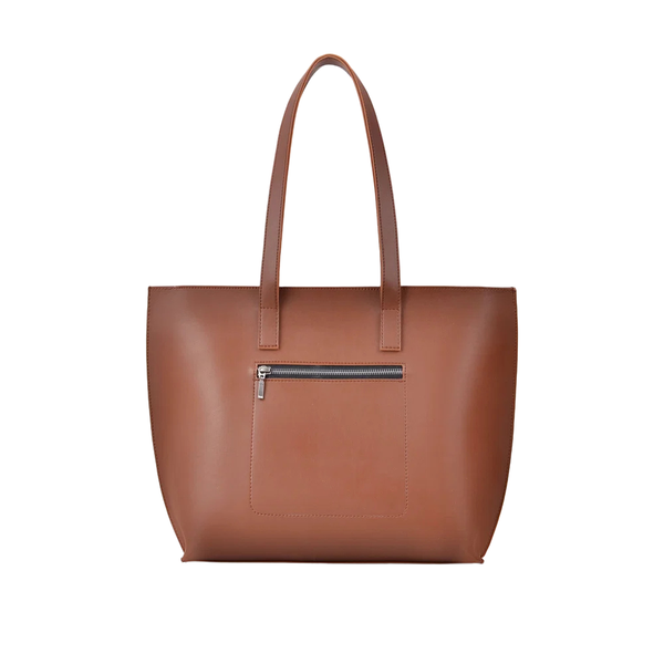 Purse Perfection Horse Brown Long Handle Tote Bag