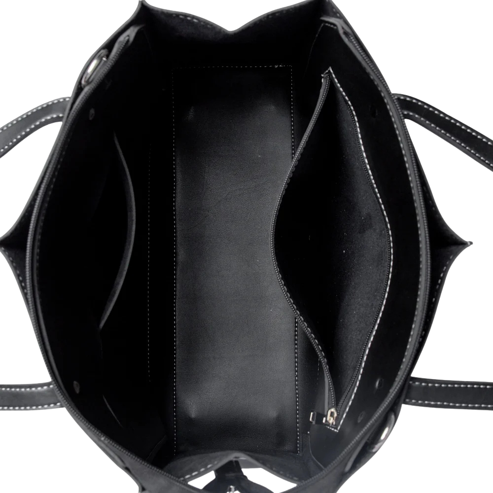 Purse Perfection Black Work Handbag