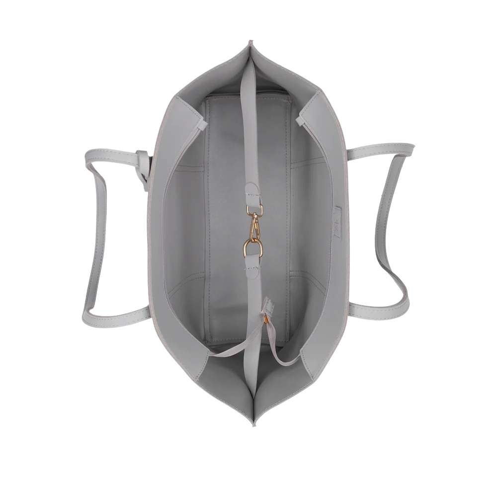 Purse Perfection Grey Everyday Tote Bag